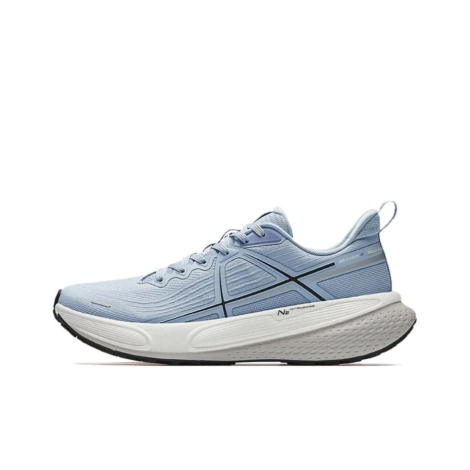 Anta Slip Resistant Abrasion Resistant Low top Trail Running Shoes Unisex Blue 112515531A-2