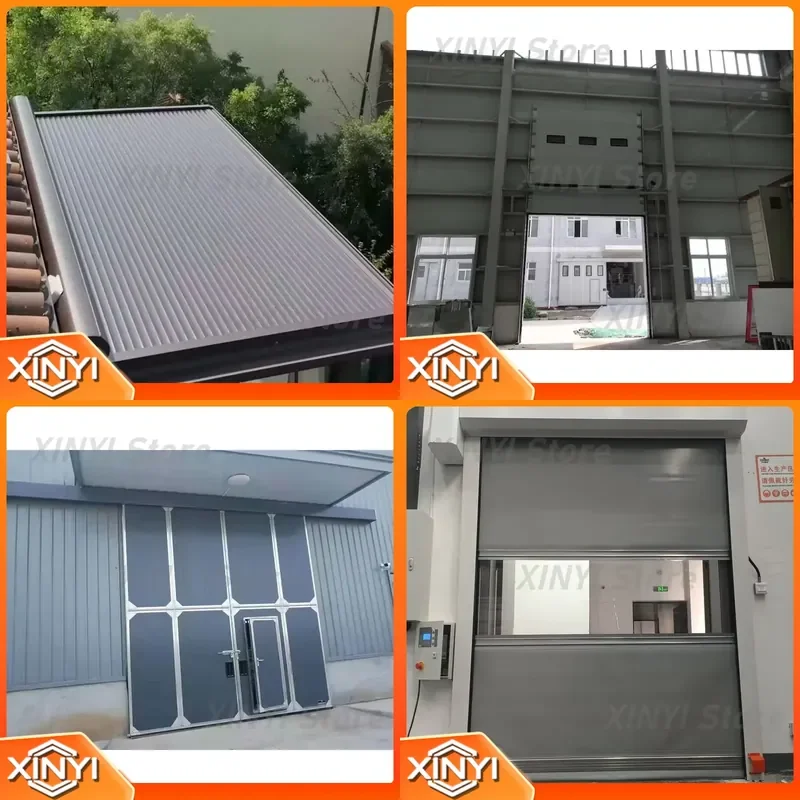 Aluminum Alloy Rolling Shutter Door for Modern Electric Vehicle Commercial Building Sunroof Shading Residential Use