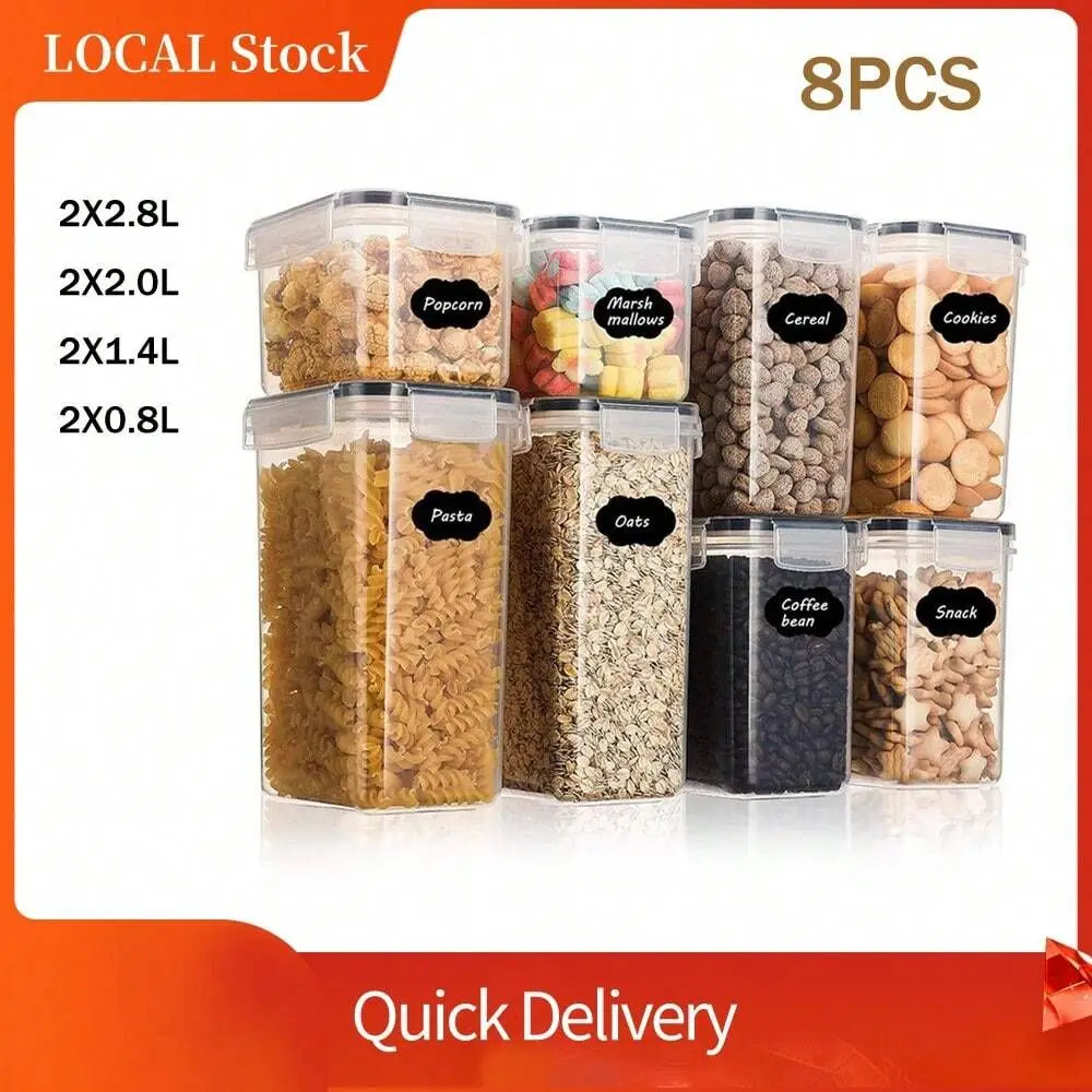 

Набор пластиковых герметичных контейнеров для кухни, емкости для конфет и круп из полипропилена