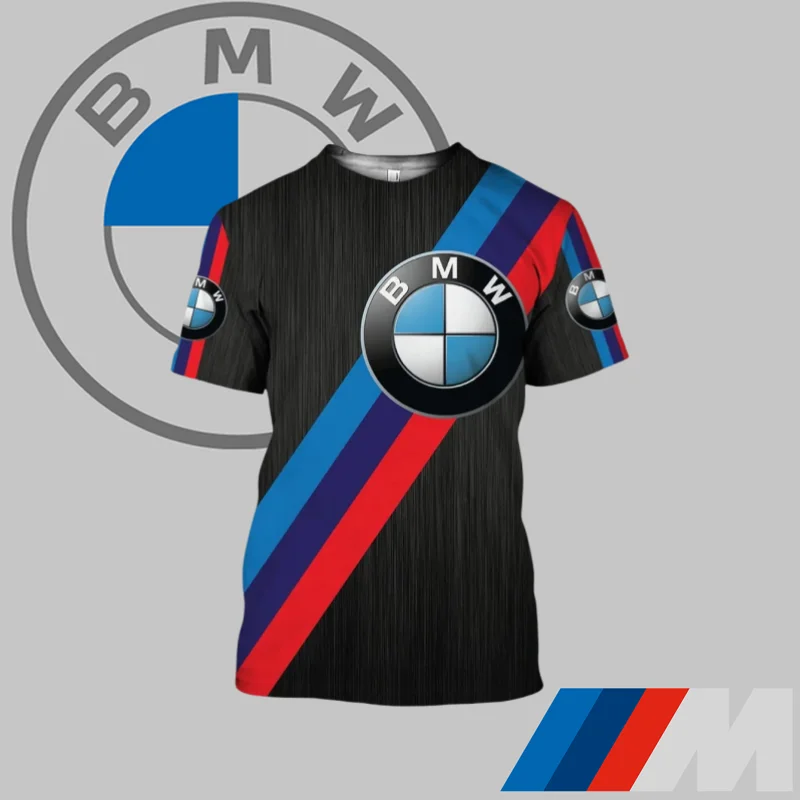 

Jersey Imported BMW M Power Men's Quick-drying T-shirt High-end Luxury Car Brand Short-sleeved Casual Sports Motorcycle Top