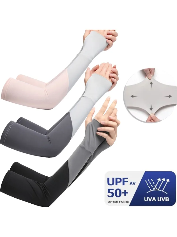 AliExpress Summer Arm Sleeves for Women, Sports Cycling Hiking Arms Cover UV Sun Protection Outdoor Sunscreen Cooling Fishing Sleeve Gloves