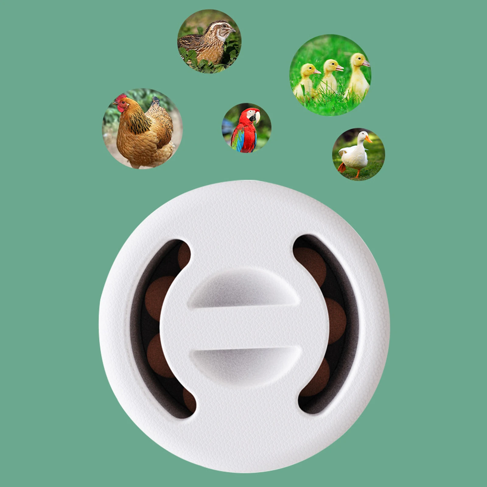 9 Eggs Incubator Poultry Automatic Temperature Control Incubator Tool Small Plastic Bionic Water Bed Farm Bird Egg Incubator