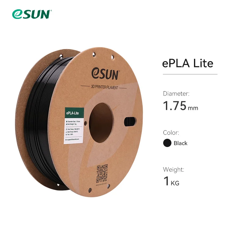 ESUN Snelprintend PLA Filament voor 3D-printer 1,75 mm 3D-printerfilament 1 kg (2,2 lbs) spoel 3D Verbeterd PLA voor Bambu Lab