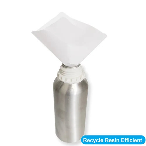 Imagen 2 del producto Piezas de impresora 3D, embudo, filtro de papel desechable, resina UV ecológica más gruesa, consumibles de fotocurado LCD, 50/100 Uds.