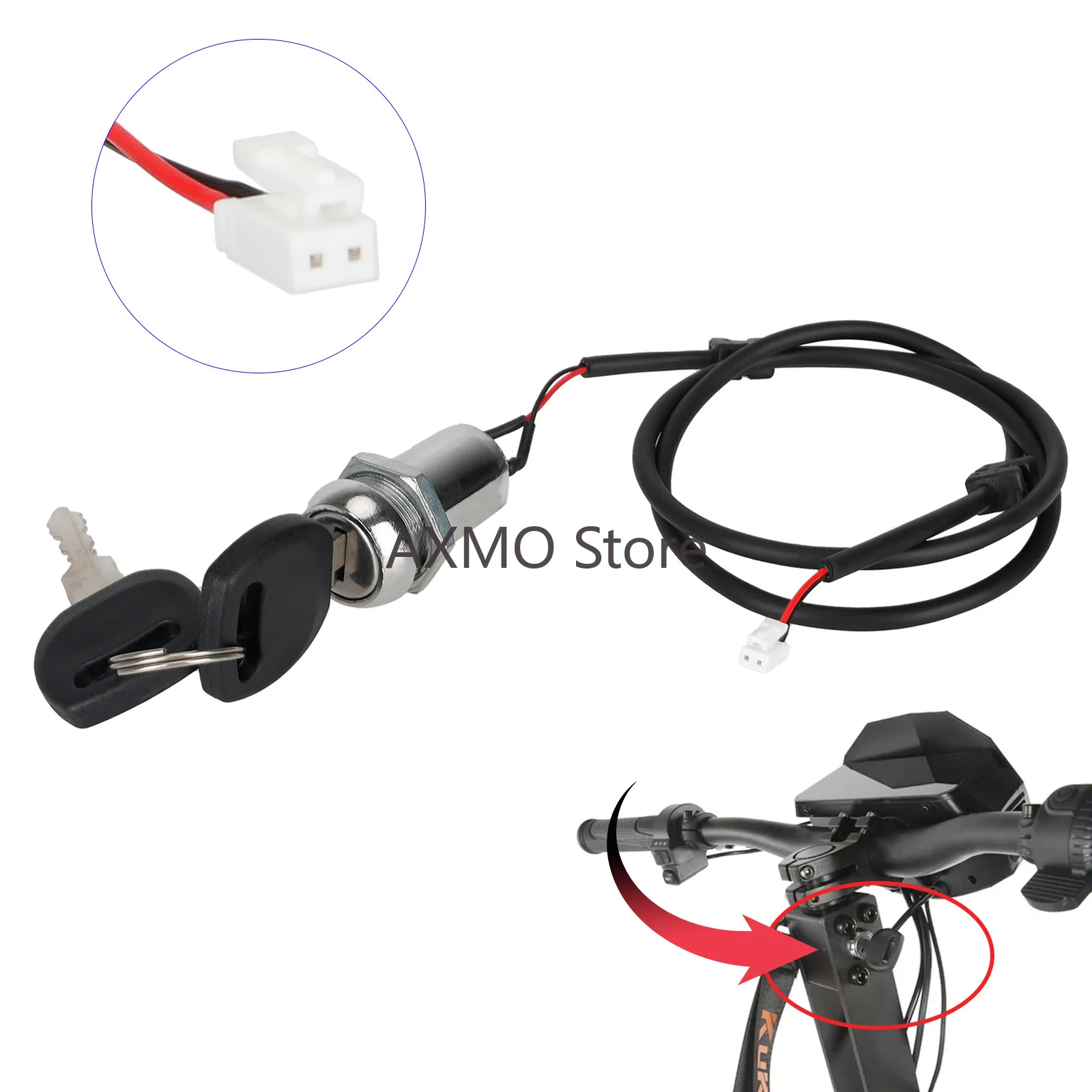 

Оригинальный электронный замок для электронного скутера Kukirin G4, противоугонный замок с ключом, аксессуары для замка для скейтборда