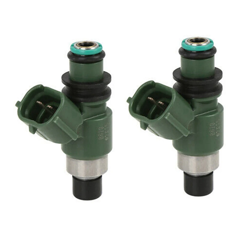 2X New Fuel Injector 16450-HN8-A61 16450HN8A61 For Honda CRF450R Fuel Injectors 12Holes Green Color