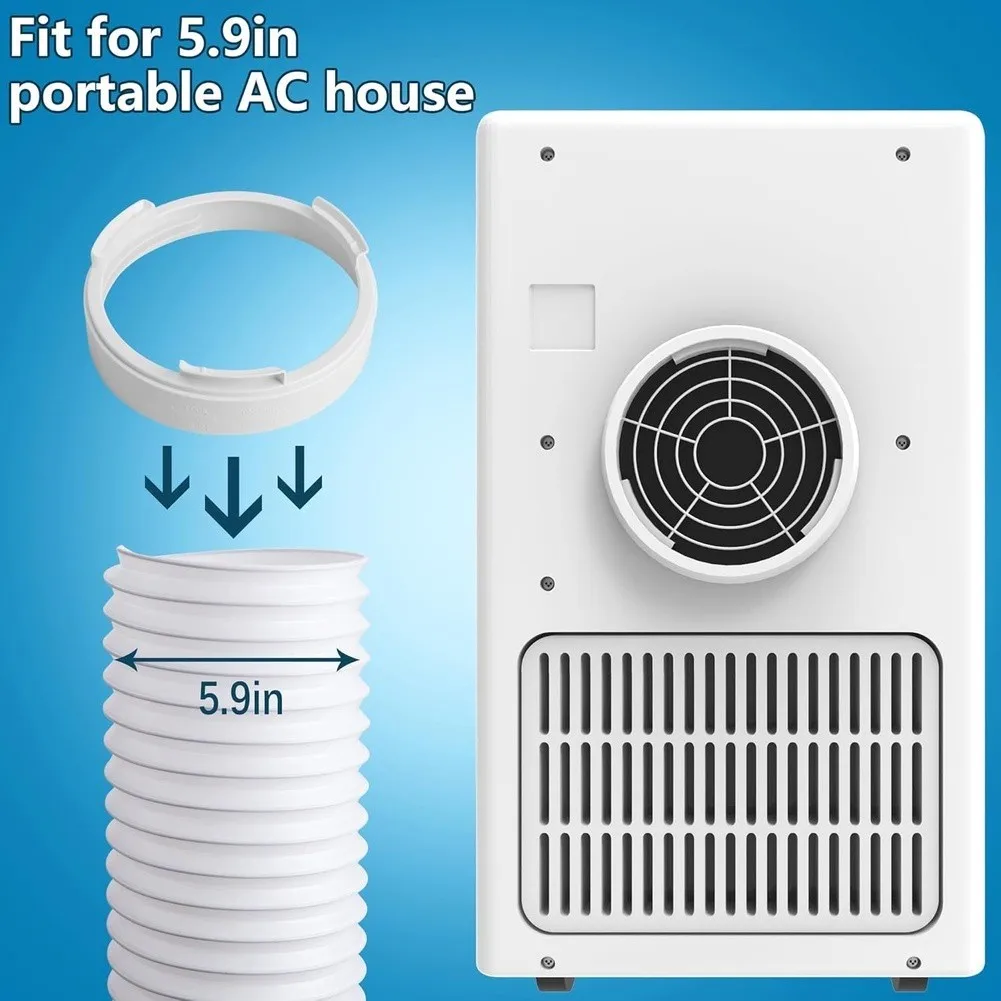 5.9-inch Portable Air Conditioning Hose Connector Set For Air Conditioner Hose Coupler Conditioning -Exhaust Hose