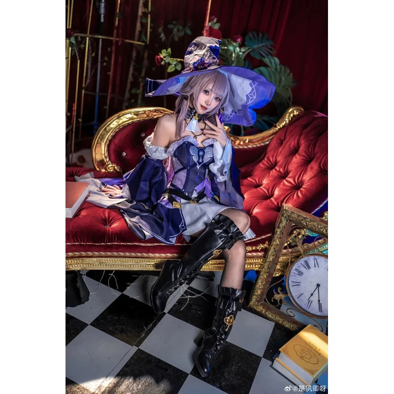 CyGame Honkai Star Rail nuevo disfraz de Cosplay Herta disfraz de Cosplay uniforme trajes de Halloween peluca zapatos Prop trajes de Anime