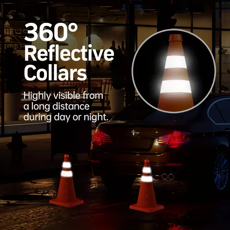 Cones de trânsito telescópicos - Road Traffic Cone avaliação e preço