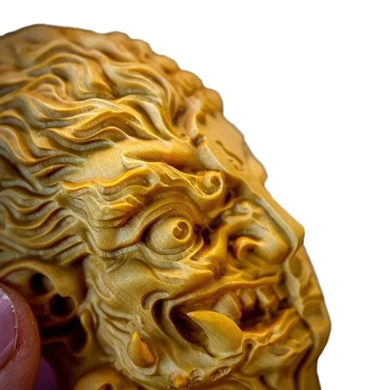 One Thought on Buddha or Demons Unique Yabai, Blood Tan, and Huangyang Wood Figurines, Intricately Carved