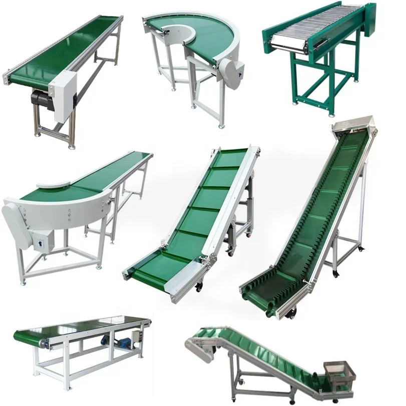 

# Hot Factory Customization PVC Green Flat Belt Conveyor System Design Food Grade Belt Conveyor With The Certificate Of Origin