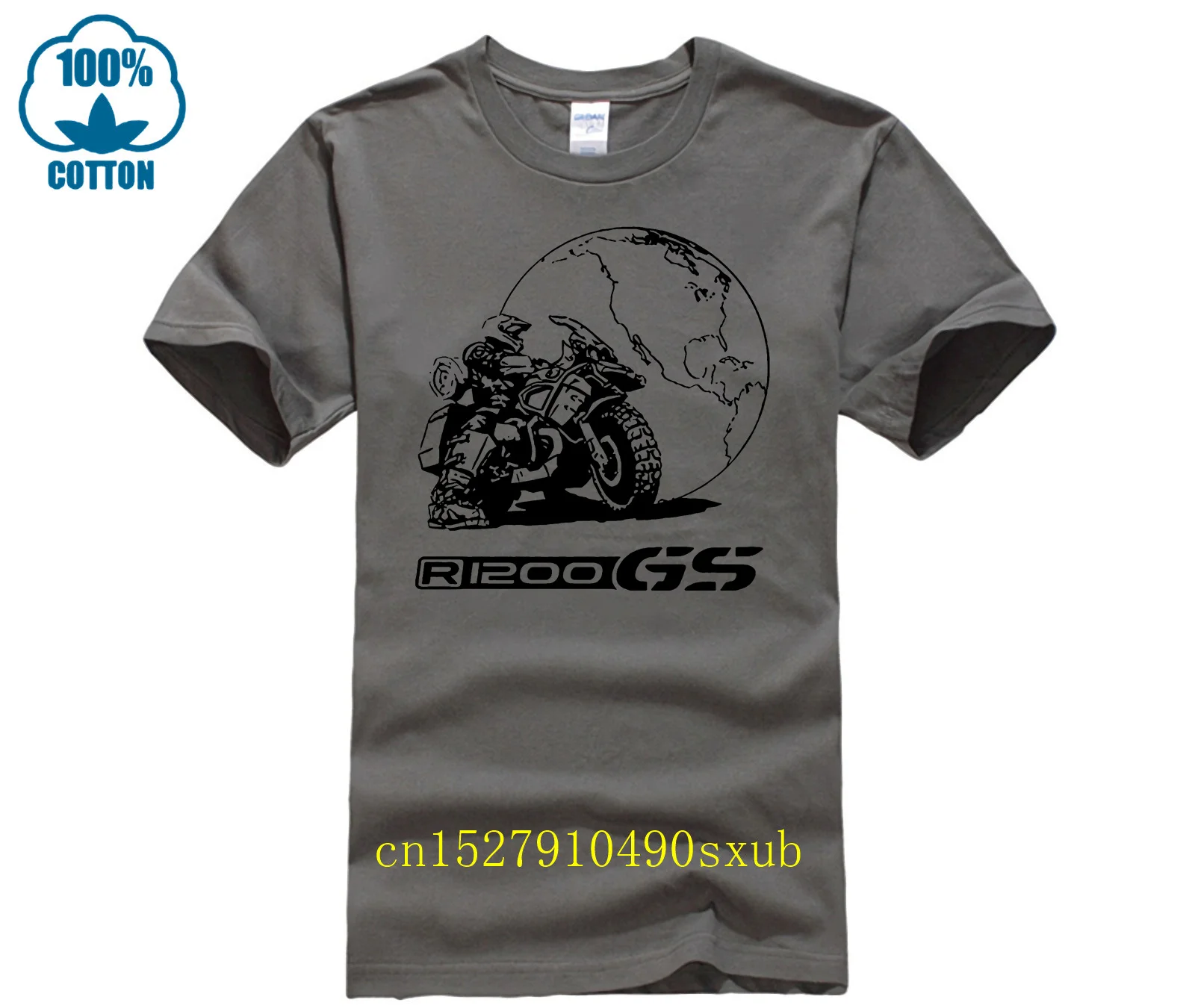 2023 New Men T Shirt Fashion Man's T Shirt Motorrad R1200Gs R 1200 Gs Adventure Hot Sale 100% cotton funny Tee Shirts