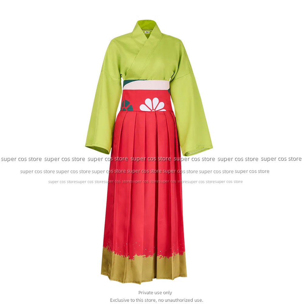 Эрика Косплей Аниме Косплей Костюм Лидер тренажерного зала Эрика Кимоно Униформа Платье Кимоно Повседневный наряд Хэллоуин Женский комплект для косплея