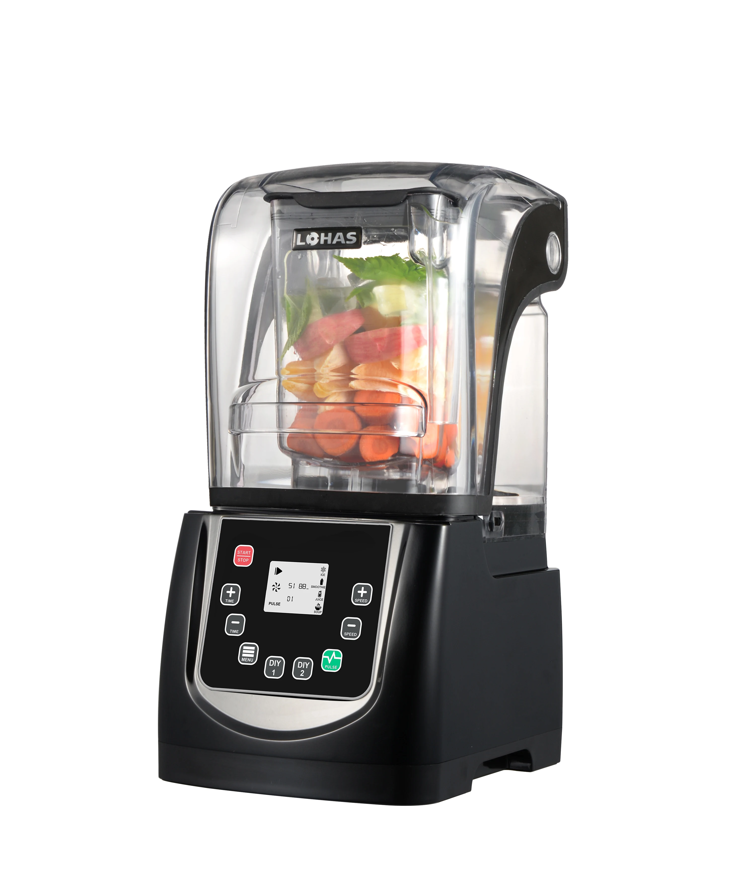 عصارة كهربائية 220 فولت متعددة الوظائف، خلاط تجاري، كسارة ثلج عصير