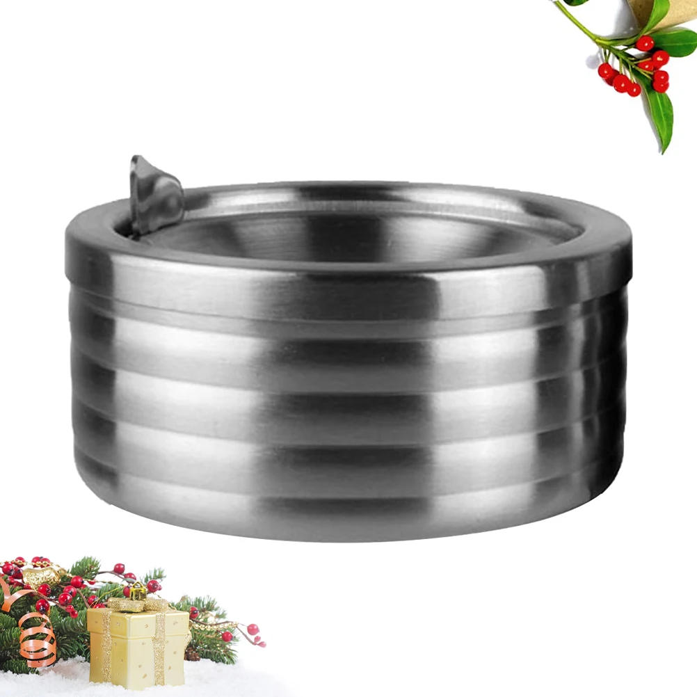 

Ash Tray Windproof Ashtray Fashion Ornament Cigar with Cover Smoking Creative Stylish Cigarette