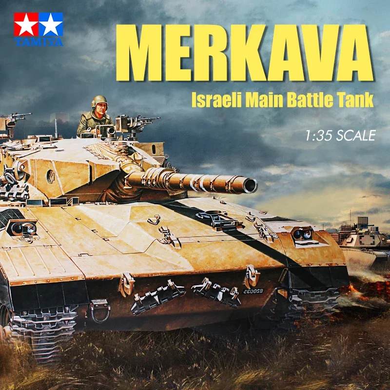 TAMIYA Tanque Montado Modelo Kit, Israel Merkava Main Battle Tank, 35127, 1/35