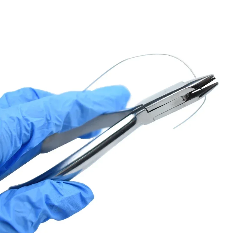 Dentistry Forceps Three Jaw Orthodontic Plier Three-Prong Plier for Steel Wire Shaping and Bending Lab Tool - view 4