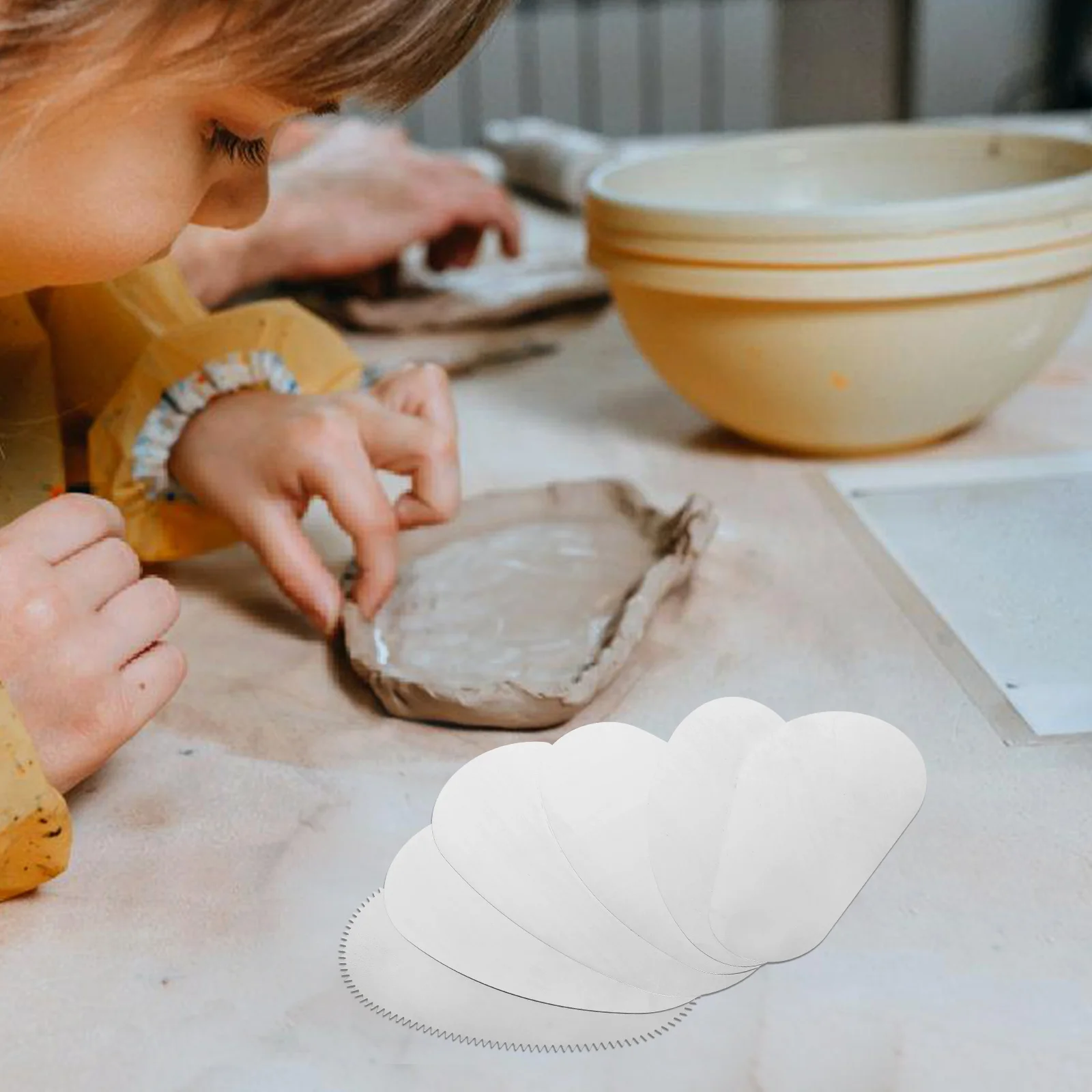 

Pottery Tools Ceramic Sculpture Clay Scraping Supplies Beginners Polymer Modelling Accessories Sculpting