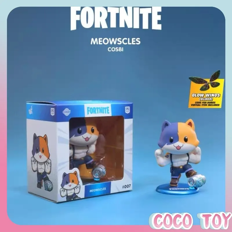 [Authentic] Hot Toys Fortnite COSBI Exclusive Mystery Box Mini Action Figure Collectible Desk Decor Cute Edition Gift Set Toy