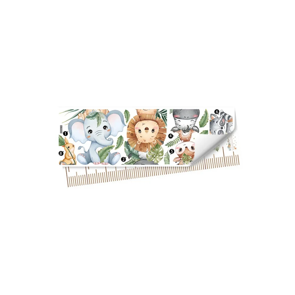 Children Growth Tracking Height Measurement Sticker Children Room Environmentally Friendly Material Flexible Combination