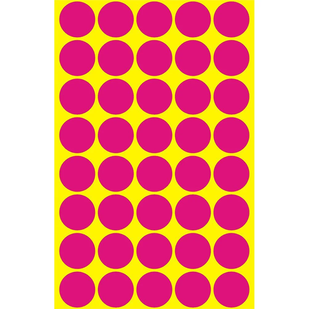 

30 Sheets Colorful Round Sticker Labels Self Adhesive Dot Markers for Organizing Books Containers Folders At Home Or School