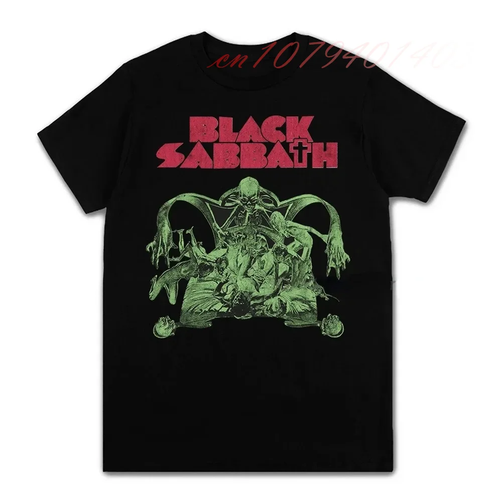 Black Sabbath Metal Rock Band Anniversary T Shirt Men Women Fashion Casual Graphic Cotton Short Sleeve Short Sleeve Unisex Tees