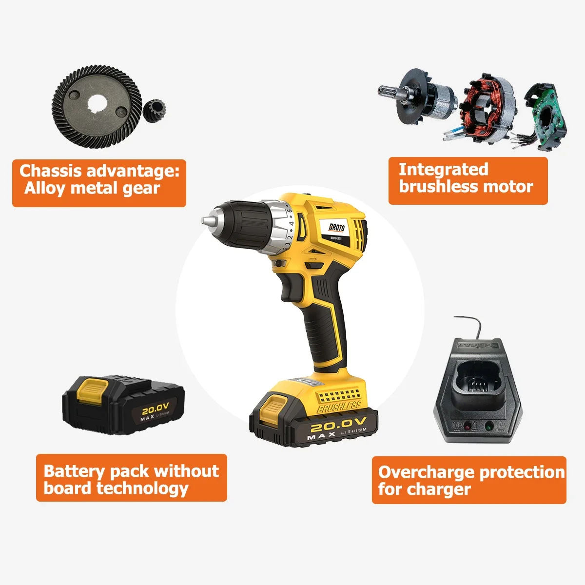 Wholesale Cordless Battery Mini Power Drill Machine Drilling Electric Drill with Torque Control Hand Toolkit