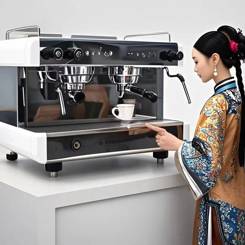 Multifunktionale professionelle industrielle kommerzielle Barista Cappuccino Kaffee Espressomaschine