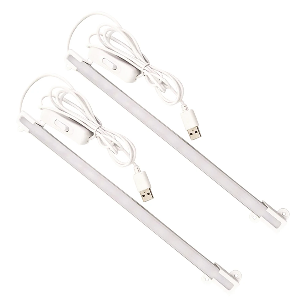 

2Pcs USB Portable LED Reading Lamp Bar Mini Eye-Care Night Light Strip for Desktop Camping Study Work Reading Light Strip