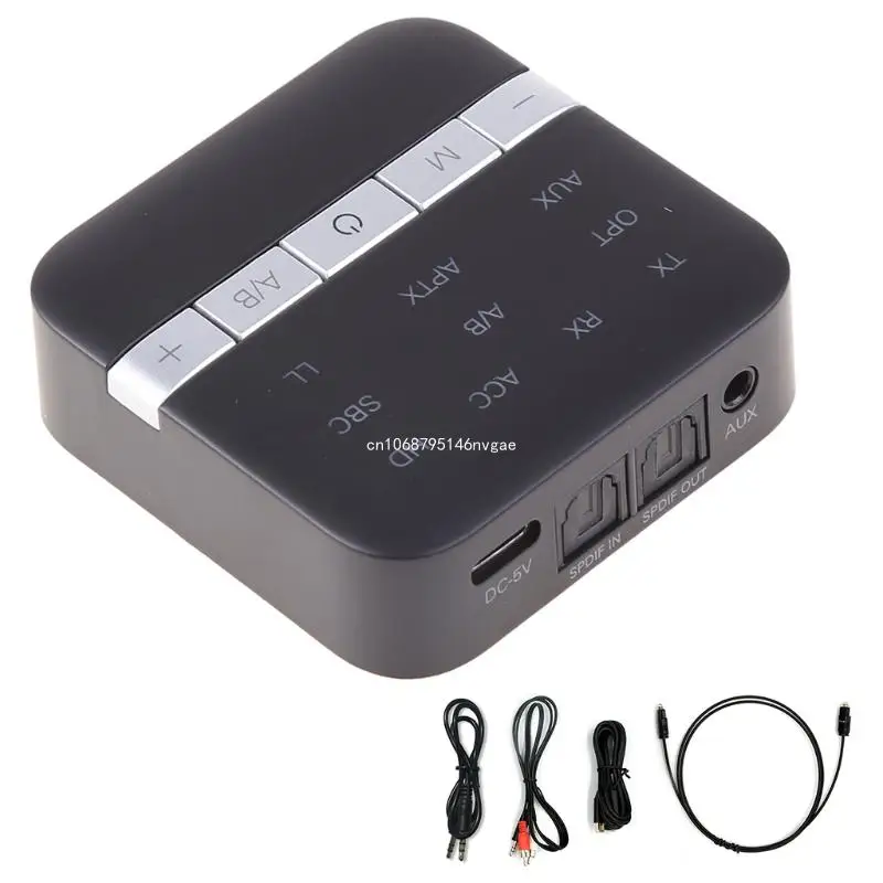 CSR8675 Transmitter and Receiver Long Bluetooth-compatible Latest V5.0 Transmitter Receiver 2 in 1 New Dropship