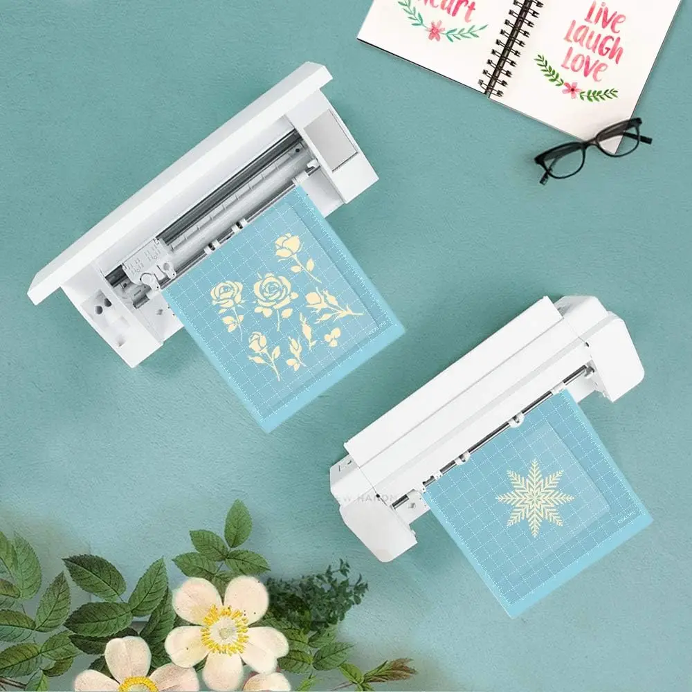 12x12 Cutting Mats for Silhouette Cameo 5/4/3/2/1, 3-Pack (Standard, Light, Strong Grip), Non-Slip Adhesive Craft Mat view 3