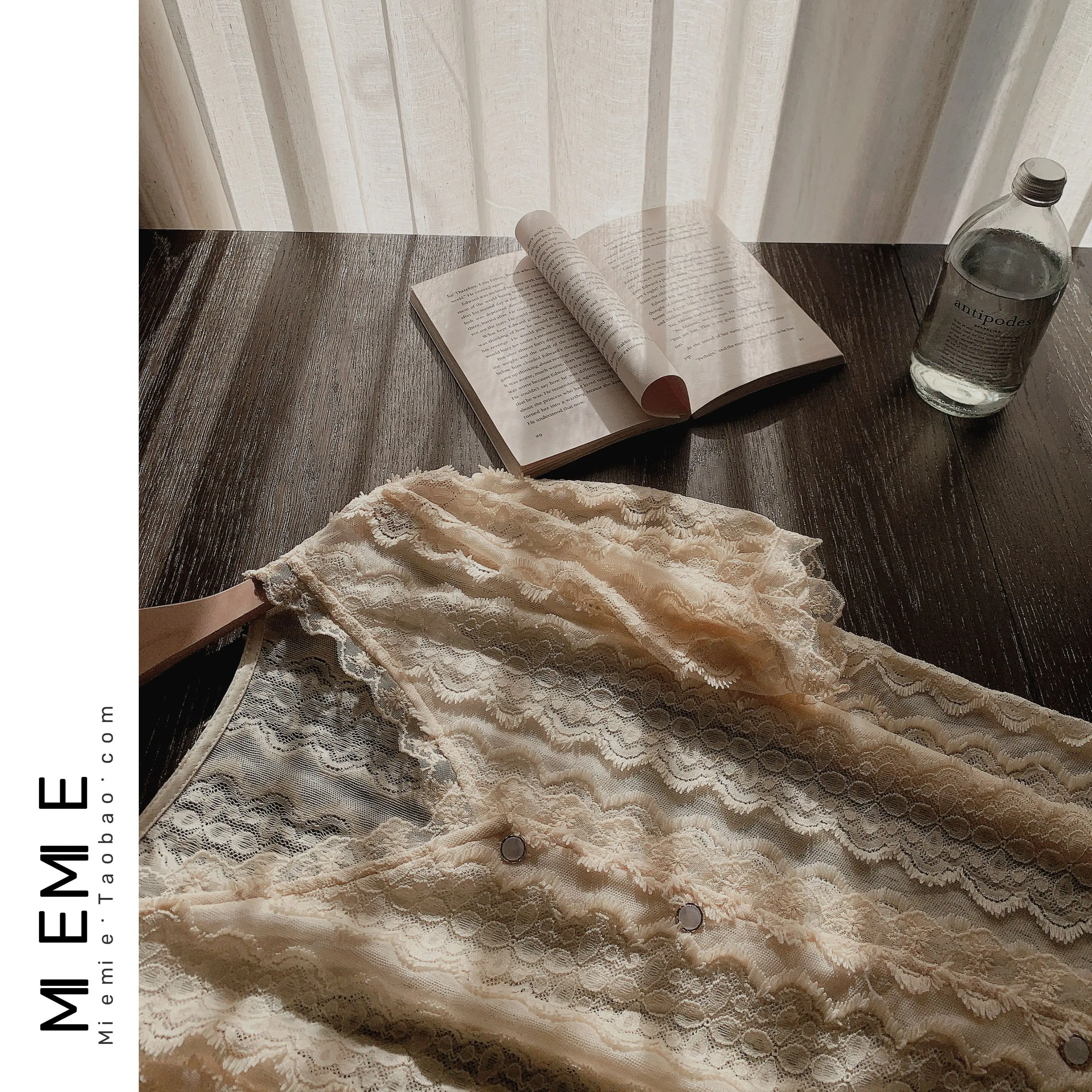 Retro Ele V-Ne Embroidered Floing Splice Pearl Button Bubble ort Sve Open Cardigan irt Casual Sle Skin-Frien...