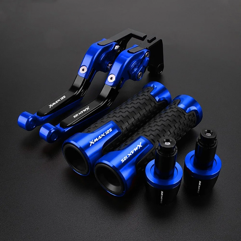 2025 2024 2023 Motorcycle For YAMAHA XMAX125 2022 2021 ALLYEARS Brake Clutch Lever Handlebar Grip Ends XMAX125 2020 2019 2018