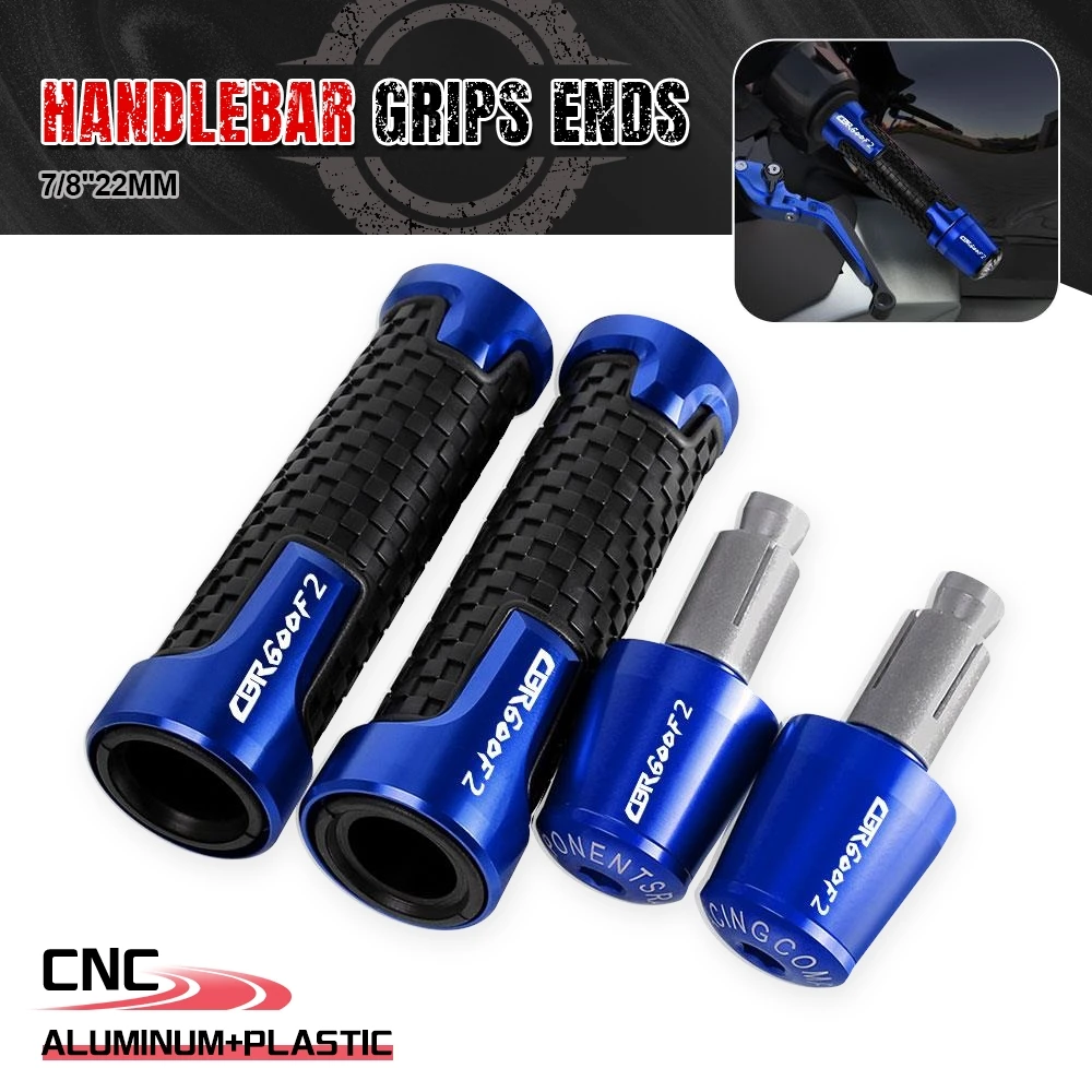 

FOR HONDA CBR600 F2 1991 1992 1993 1994 1995 1996 1997 Motorcycle Accessories handlebar Grips Handle Bar Ends Plug Aluminum Part