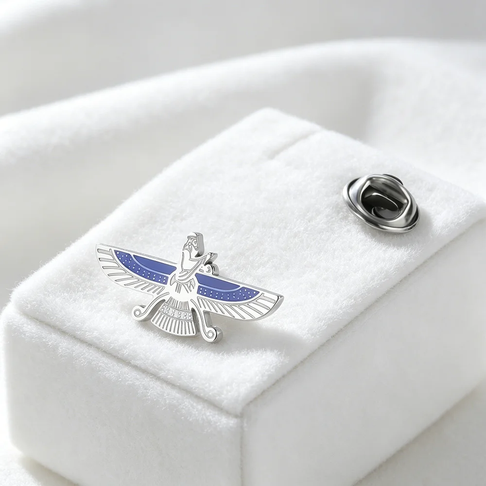 쿨타임 파라바하르 핀 배지 블루 에나멜 고대 페르시아  - Tuxedo Lapel Pin 리뷰 및 가격