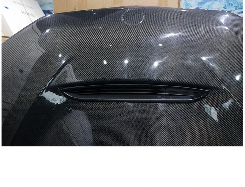Applicable To BMW 5 Series Upgraded Carbon Fiber Hood, BMW 5 Series G30 Modified GTS Carbon Fiber Hood