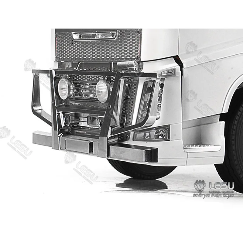 Lesu Metal Anti-Collision Front Bumper G-6249 For Tamiya Fh16 1/14 Rc Tractor Truck Model Toy Upgrade Modification Parts