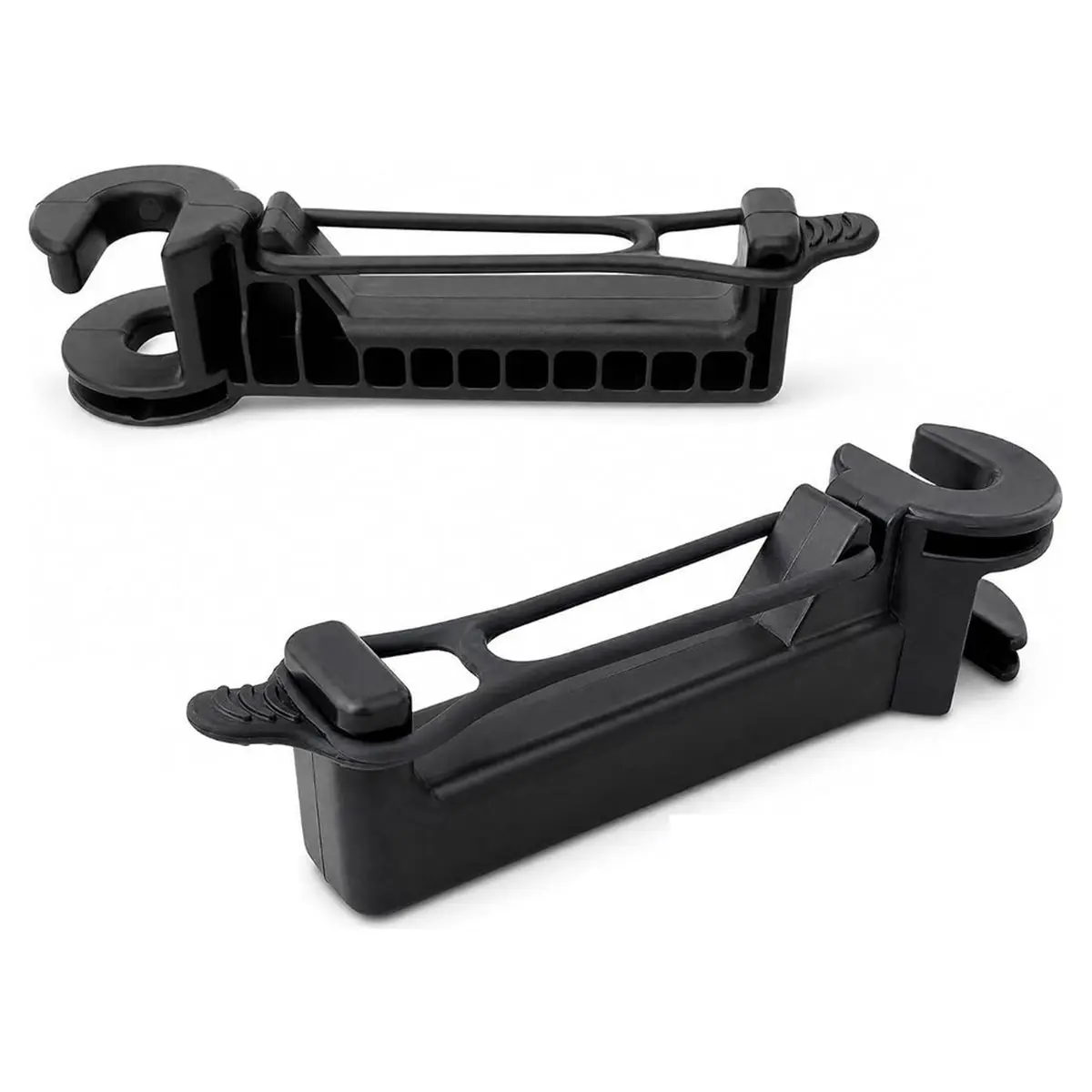 Heavy Bow Hanger for Truck, 2 PCS Headrest Mount Bow Holder Twist-on Design Holds 100+ Lbs Hunting Gear Hook