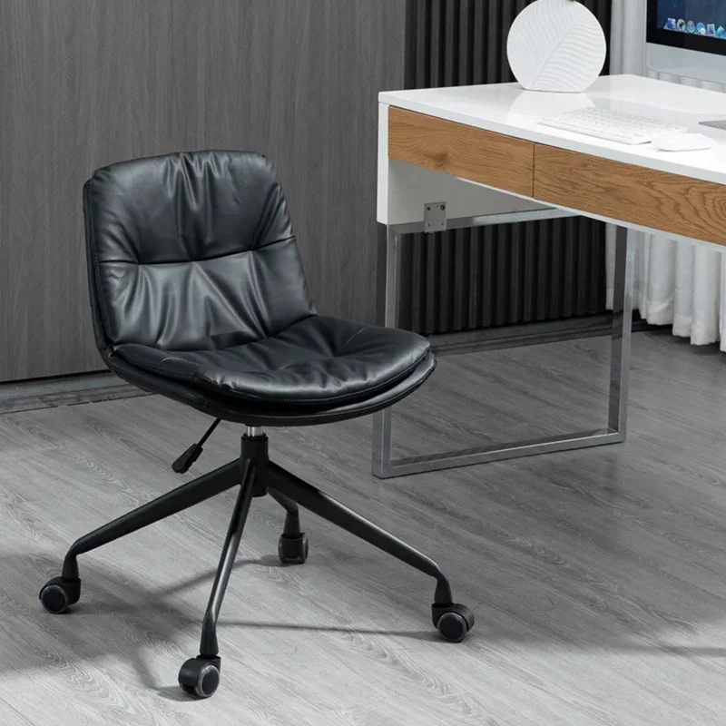 Nordic Sedentary Design Computer Chair Luxury Swivel Vanity Comfortable Computer Chair Backrest Office Bureau Meuble Furniture