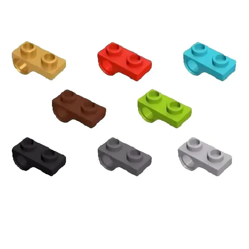 10PCS 18677 28809 Platte Spezielle 2x2 mit 1/2 Pin Loch Ziegel Spielzeug Für Technische Gebäude Block geschenk DIY MOC
