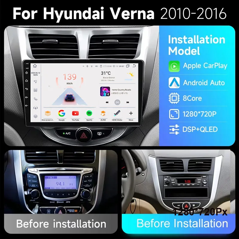 2DIN For Mercedes-Benz ML GL ML350 GL320 X164 2005 - 2009 CarPlay Android Auto Car headunit Autoradio Car Radio Multimedia Stere
