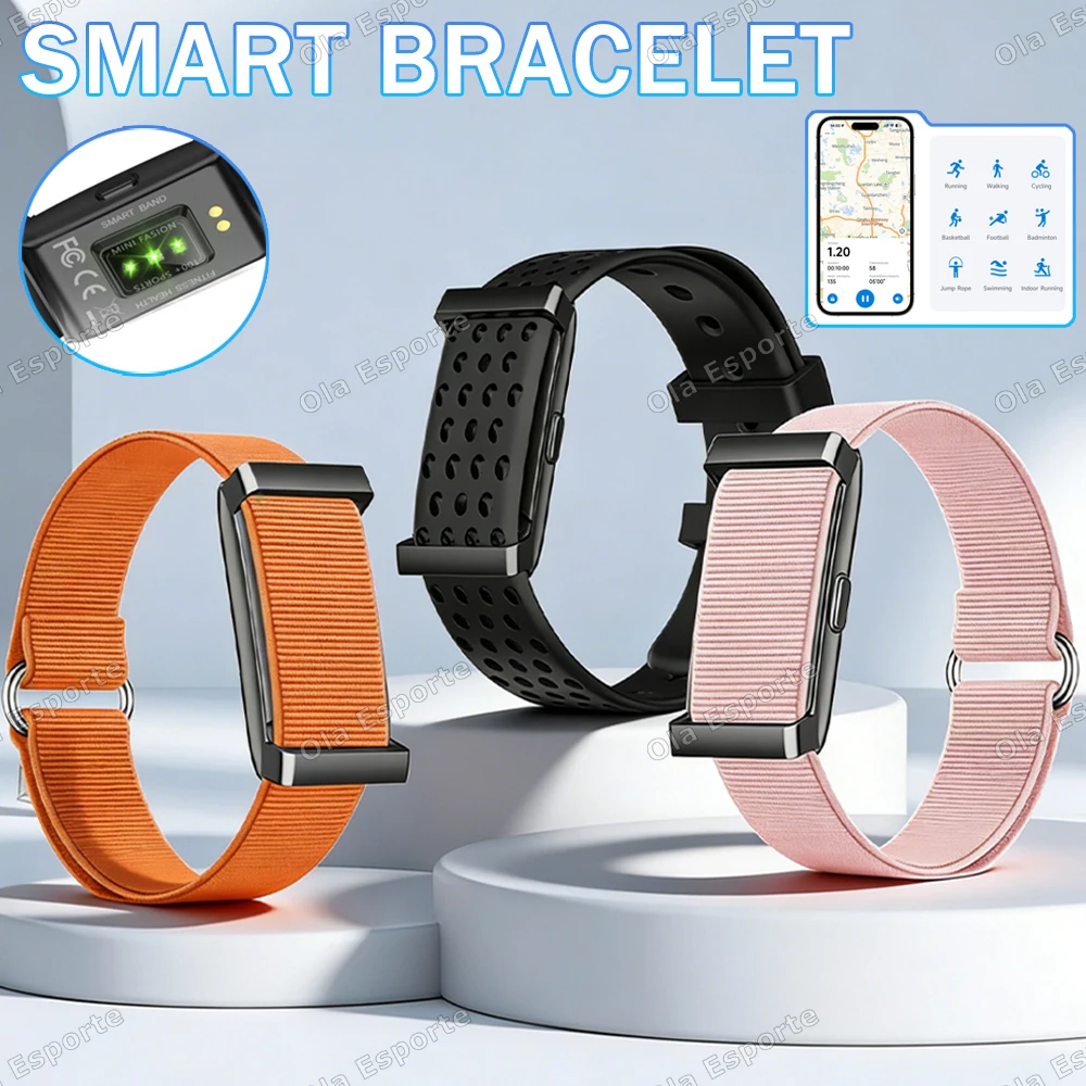 

2026 Sport Fitness Tracker Smart Bracelet Heart Rate Health Monitoring Pedometer Call Reminder Waterproof Smart Wristband HW12