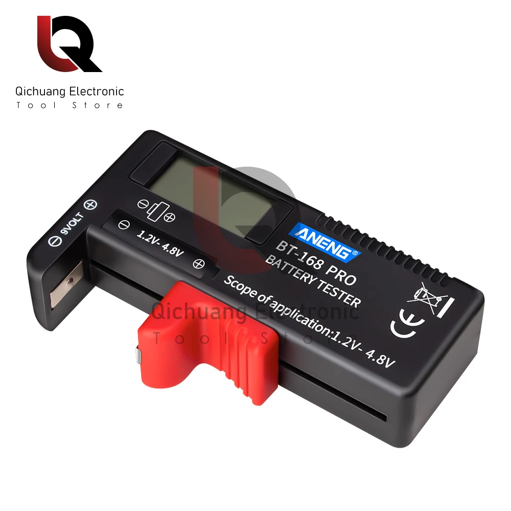 BT-168 PRO 18650 Lithium Battery Capacity Tester Digital Battery Capacity Indicator Battery Level Monitor For 9/3.7/1.5V Cell