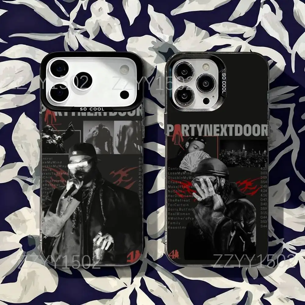 

P-PartyNextDoor 4 SSS4U Phone Case For iPhone 17,16,15,14,13,12,X,8,Pro,Max,Plus,SE4,Air,Mini HD Black IMD Matte
