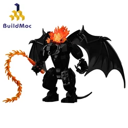 Lordes Ring Balrogs Building Block Set Terror Monster Bricks Building Demons Model Toy for Children Halloween Gift 321 PCS