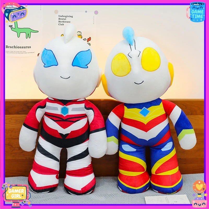 

Большая плюшевая игрушка-подушка из серии Аниме Ультрамен: изысканный, креативный, успокаивающий персонаж-мультяшка, подарок на день рождения