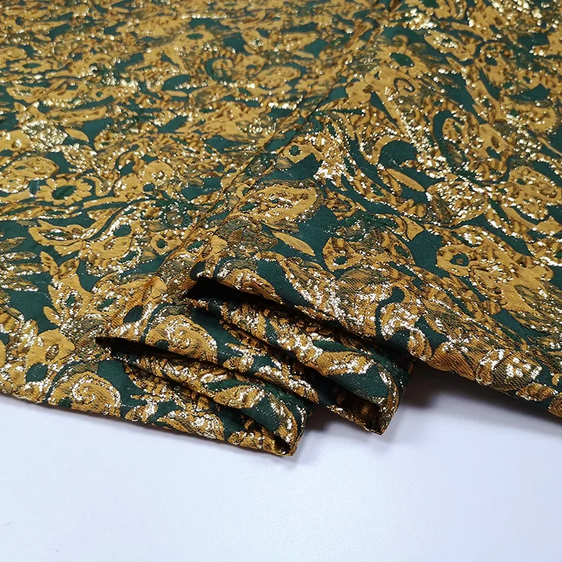 

Европейская жаккардовая парчовая ткань, весна-осень для платья, костюма, одежды, тканевый материал, сделай сам, шитье по метрам, оптовая продажа