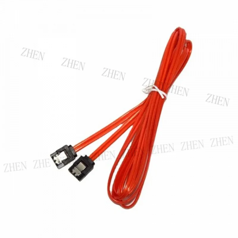 Y Y SATA3 Data Extension Power Cable Double Metal Buckle Full Coppter Core Red 1M