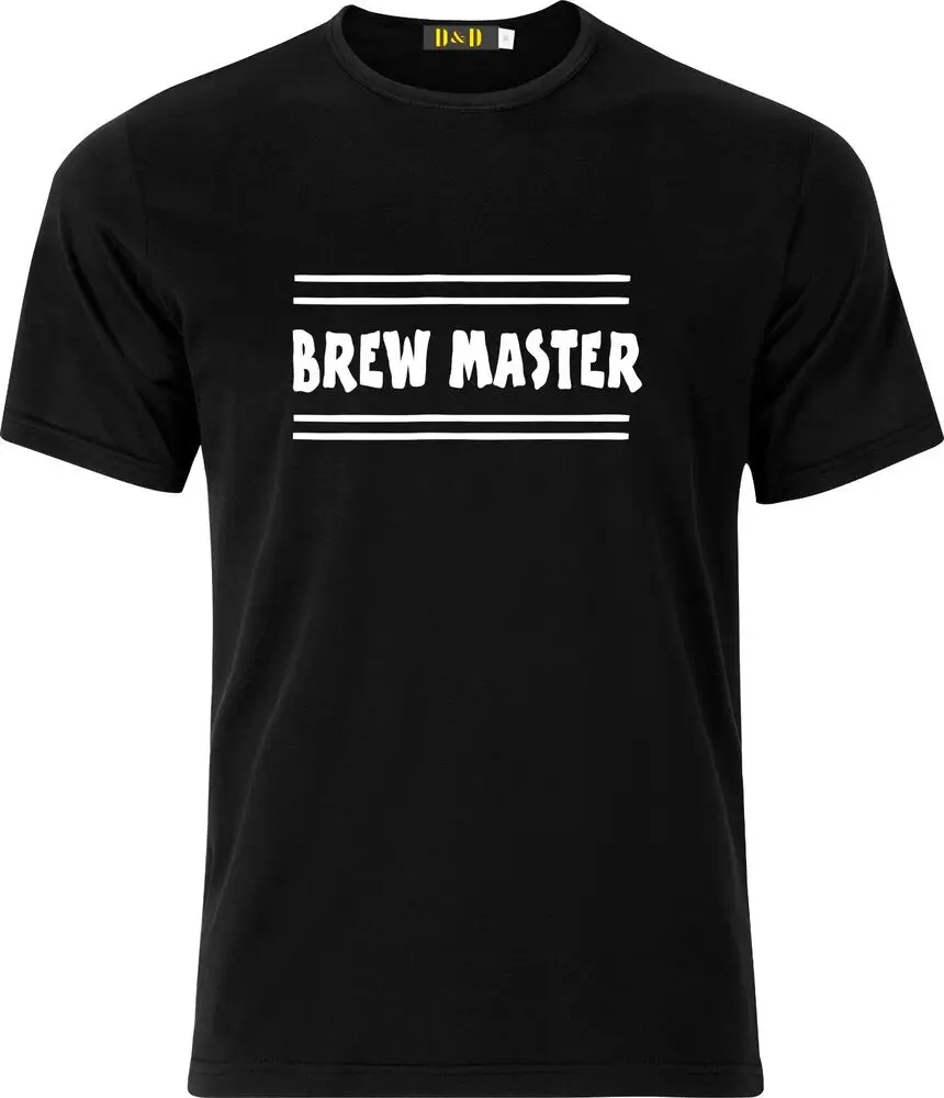 BREW MASTER BEER MAKER DRINKER LIKE FUNNY FATHERSDAY XMAS BIRTHDAY T SHIRT  Cotton Luxury brand vintage oversized