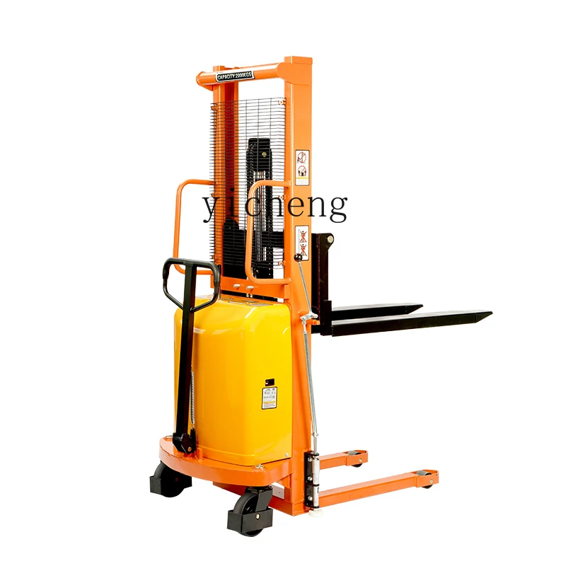 

XL Semi-electric Stacker Truck Truck Forklift Raiser Stacking Pusher